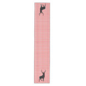 Chemin De Table Moyen Coureur de table Red Plaid & Deer (Devant)