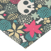 Chemin De Table Moyen Crâne en fleurs (Coin)