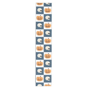 Chemin De Table Moyen Crânes et Citrouilles