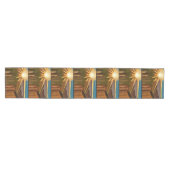 Chemin De Table Moyen Danse des Cactus Southwestern Art Abstrait (Horizontal)