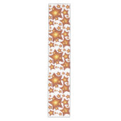 Chemin De Table Moyen Design orange vif de Starfish (Devant)
