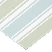 Chemin De Table Moyen Double rayure Seafoam & Turquoise clair (Coin)