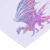 Chemin De Table Moyen Dragon de mosaïque Extraordinaire violet (Coin)