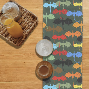 Chemin De Table Moyen Dragons Vol Fantastique