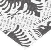 Chemin De Table Moyen Drapeau albanais 3 (Coin)