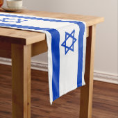 Chemin De Table Moyen Drapeau Israël (In Situ)