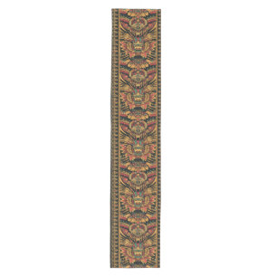 Chemin De Table Moyen Elegant Teal "Aztec Dream" Dining Table Runner