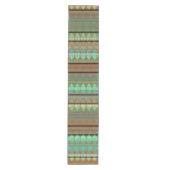 Chemin De Table Moyen été turquoise (Devant)