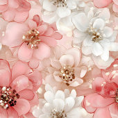 Chemin De Table Moyen Ethereal blush and gold floral table centerpiece