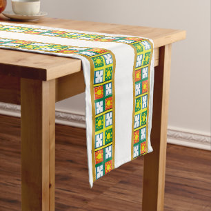 Chemin De Table Moyen Ethiopian frontière art courtier à table moyenne