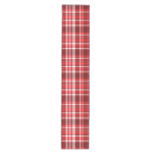 Chemin De Table Moyen Festif rouge et blanc plaid (Devant)