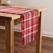 Chemin De Table Moyen Festif rouge et blanc plaid (In Situ)