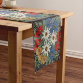 Chemin De Table Moyen Fleur alpine suisse d'edelweiss (In Situ)