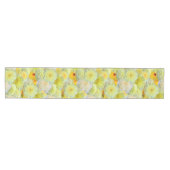 Chemin De Table Moyen Fleurs botaniques jaune enjoué (Horizontal)