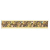 Chemin de table moyen floral automne doré (Horizontal)