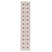 Chemin De Table Moyen Folk Diamond Cross Stitch Seamless Pattern (Devant)