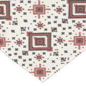 Chemin De Table Moyen Folk Diamond Cross Stitch Seamless Pattern (Coin)
