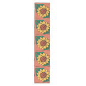 Chemin De Table Moyen Formes Abstraites, style Matisse, ajouter du texte (Devant)