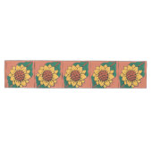 Chemin De Table Moyen Formes Abstraites, style Matisse, ajouter du texte (Horizontal)