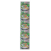 Chemin De Table Moyen Formes Abstraites, style Matisse, ajouter du texte (Devant)