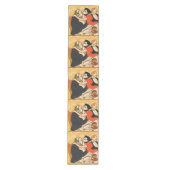 Chemin De Table Moyen Formes Abstraites, style Matisse, ajouter du texte (Devant)