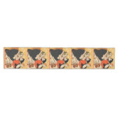 Chemin De Table Moyen Formes Abstraites, style Matisse, ajouter du texte (Horizontal)
