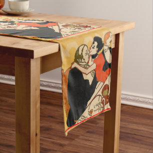 Chemin De Table Moyen Formes Abstraites, style Matisse, ajouter du texte