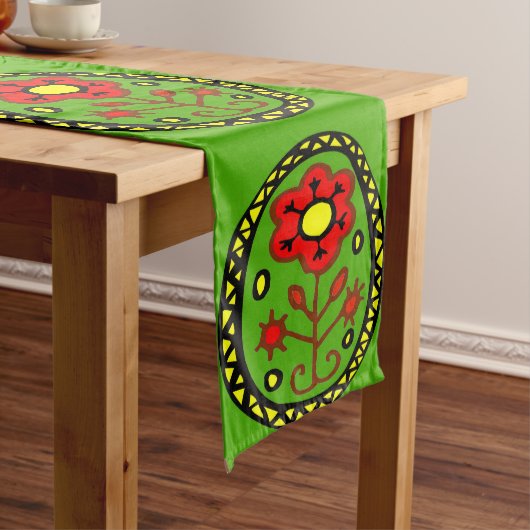 Chemin De Table Moyen Formes Abstraites, style Matisse, ajouter du texte (In Situ)