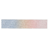 Chemin De Table Moyen Girly Blush Rose Gold Blue ombre (Horizontal)