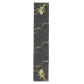 Chemin De Table Moyen Golden Royal Lion Marbre noir (Devant)