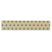 Chemin De Table Moyen Golden Teal Medallion Tile Pattern (Horizontal)