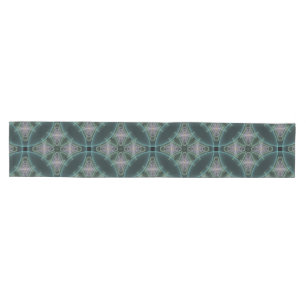 Chemin De Table Moyen Graphique géométrique Turquoise moderne