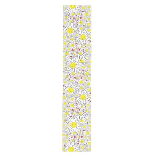 Chemin De Table Moyen Gras Edelweiss Motif Table Runner (Devant)