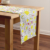 Chemin De Table Moyen Gras Edelweiss Motif Table Runner (In Situ)