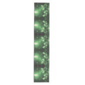 Chemin De Table Moyen Green Candles Christmas Holiday Table Runner (Devant)