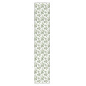 Chemin De Table Moyen Green Clover Pattern (Devant)