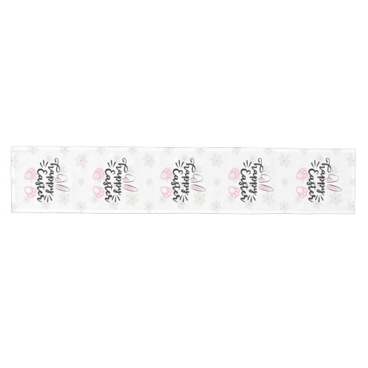 Chemin De Table Moyen Happy Easter Table Runner (Horizontal)