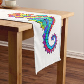 Chemin De Table Moyen Hippocampe polygonal arc-en-ciel (In Situ)