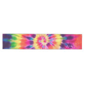 Chemin De Table Moyen Hippy Peace Retro 60s Tie Dye Moyenne Table Runner (Horizontal)