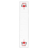 Chemin De Table Moyen I Heart Golf (Devant)