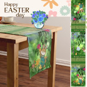 Chemin De Table Moyen Illustration adorable du lapin de Pâques