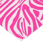 Chemin De Table Moyen Impression zèbre rose (Coin)
