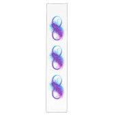 Chemin De Table Moyen Infinity with purple feather (Devant)