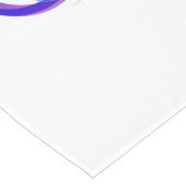 Chemin De Table Moyen Infinity with purple feather (Coin)