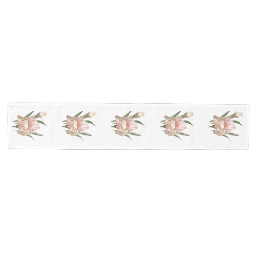 Chemin De Table Moyen Iris rose (Horizontal)