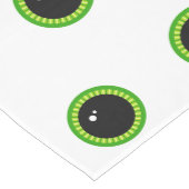 Chemin De Table Moyen Joli et drôle, yeux verts (Coin)