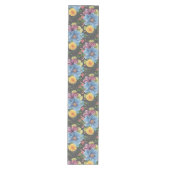 Chemin De Table Moyen Joli Et Fleur Sombre (Devant)