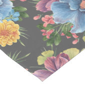 Chemin De Table Moyen Joli Et Fleur Sombre (Coin)