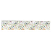 Chemin De Table Moyen Joli motif floral pastel (Horizontal)
