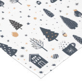 Chemin De Table Moyen Jour de Noël noir minimal moderne (Coin)